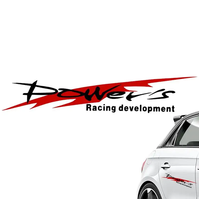 

Стильная Спортивная наклейка Power's Racing, ярко напечатанная Светоотражающая Водонепроницаемая наклейка
