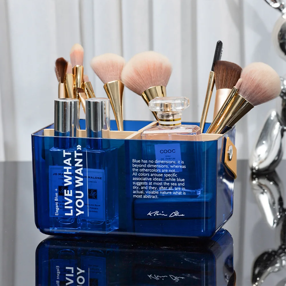 

Акриловый простой комод, косметические товары для ухода за кожей, пластиковый контейнер, контейнер для хранения мусора в спальне, подарок д...