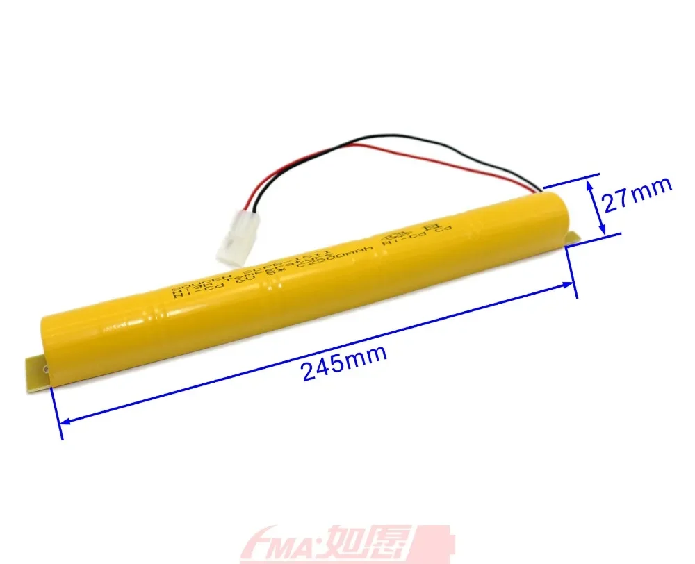 Перезаряжаемая батарея Ni-Cd 6V 2500mAh 26500C5SL