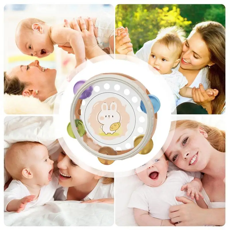 Бубни музыкальный инструмент бубен игрушка для детей игрушки раннего обучения