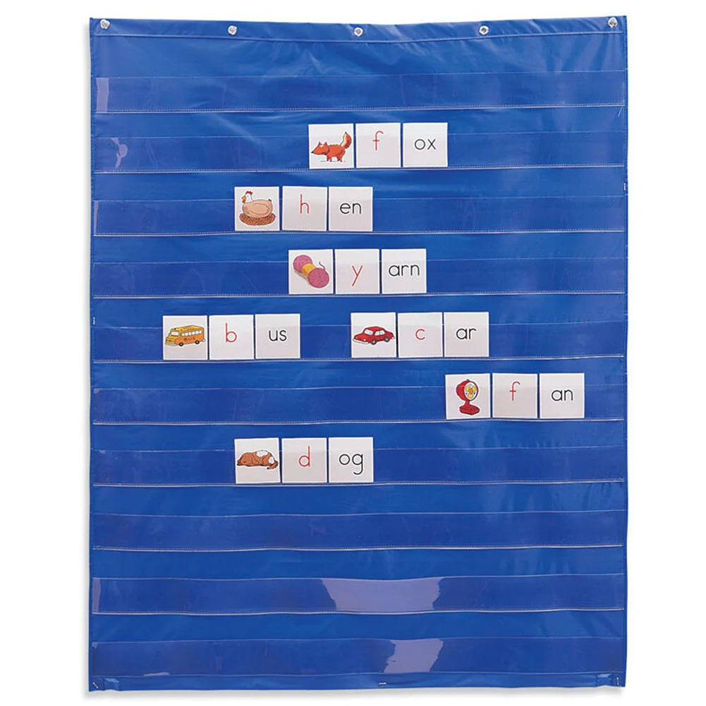 

Chart Insert Standard Giant Space Resources 10 Classroom Card Transparent Teaching Learning Foldable Pocket Saving Scheduling