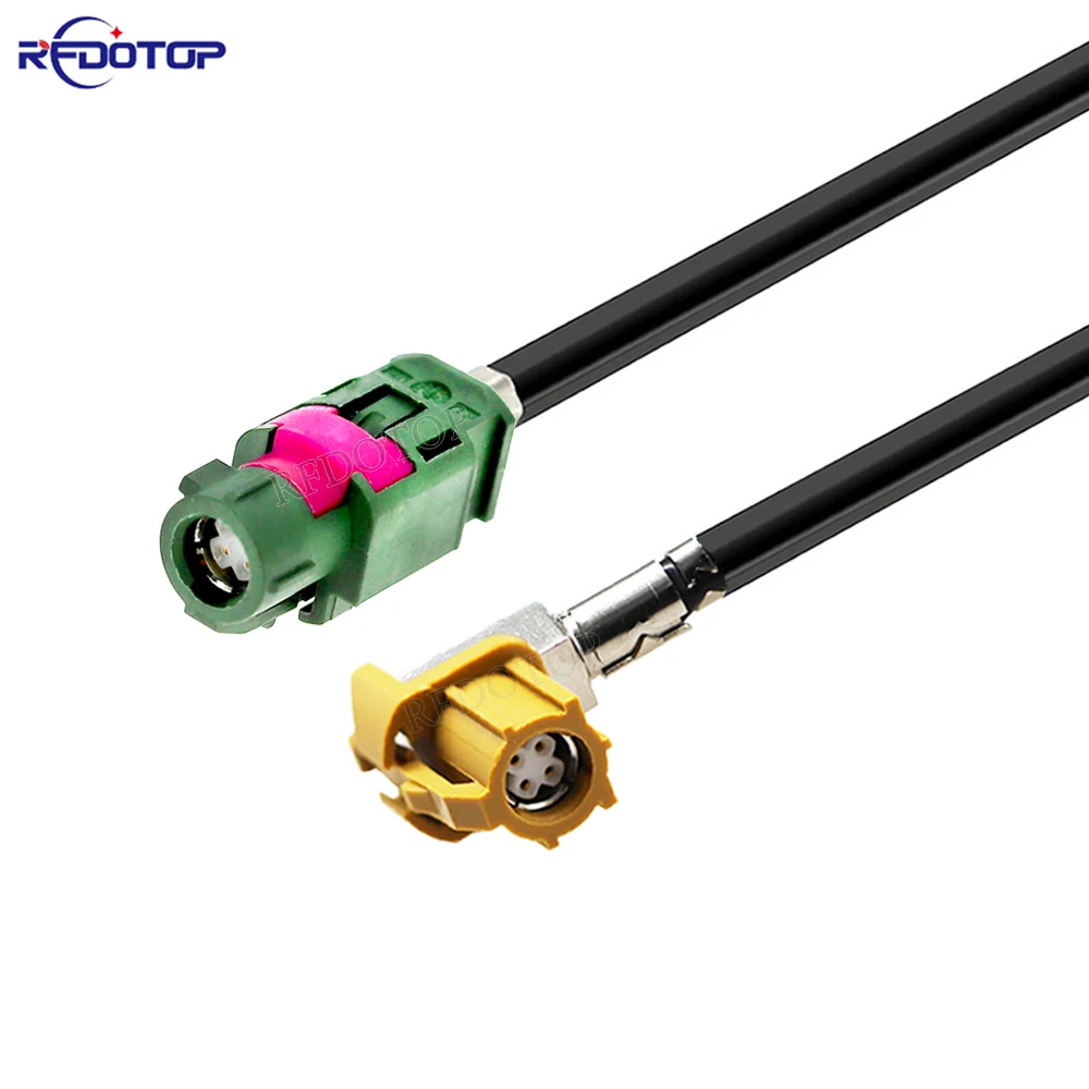 4-контактный HSD-код E-разъем к K-разъему 4-ядерный автомобильный видеокабель LVDS для