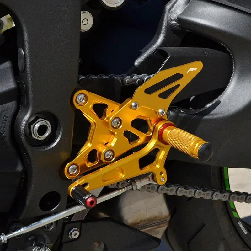 ЧПУ Регулируемая Задняя подставка для ног Педальный комплект KAWASAKI Ninja ZX-6R ZX 636 6R