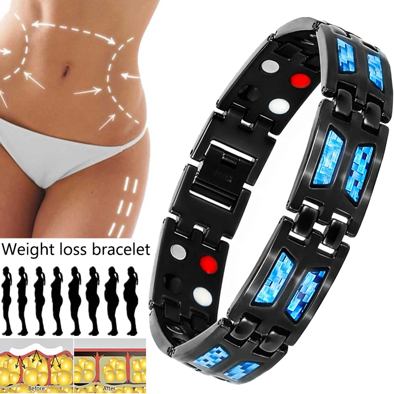 

Titanium Magnetic Bracelet Carbon Fiber Bracelet Carbon Titanium Magnetic Therapy Bracelet Magnetotherapy Body Firming Bracelet