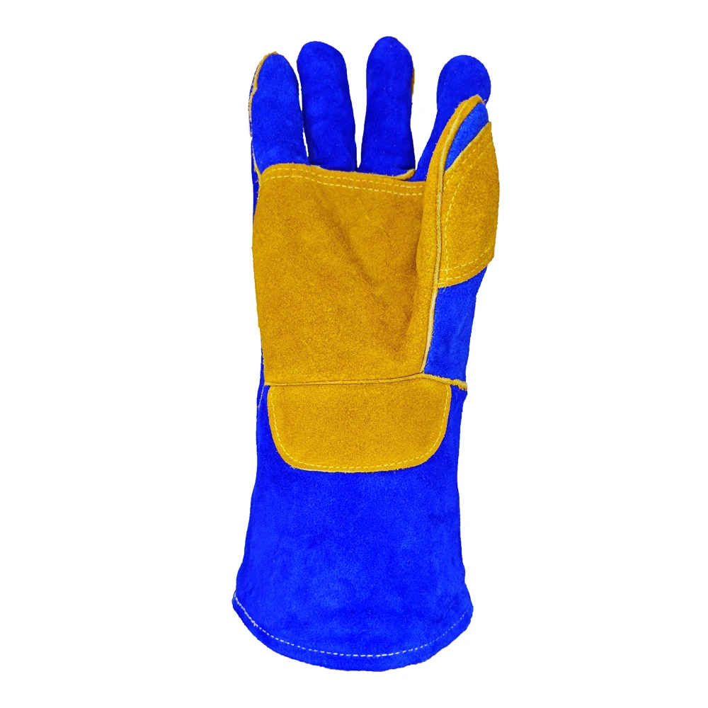 Безопасные перчатки SAFETREE 14 дюймов из воловьей кожи огнестойкие Жаростойкие для