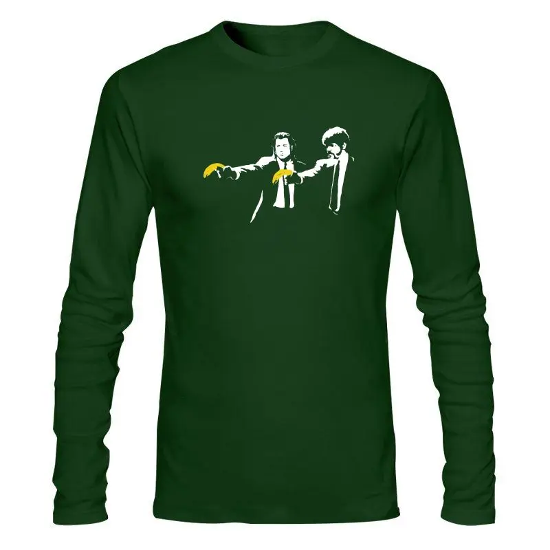 

Мужская одежда, новая футболка в стиле Бэнкси, принт из мультфильма Тарантино