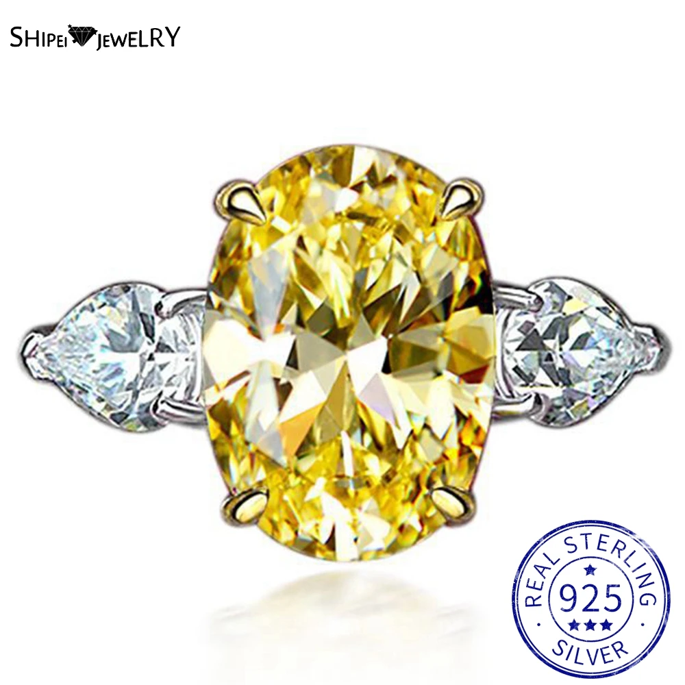 

Женское кольцо из серебра 100% пробы с муассанитом 10 карат