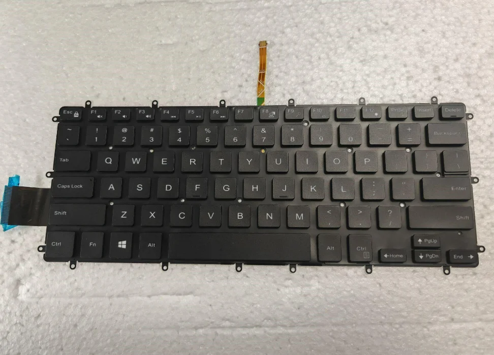 Клавиатура США с подсветкой для Dell Inspiron 13-7375 13-7378 13-7380 14-3480 14-3481 14-3482 P89G 14-3490 14-3493 14-7000