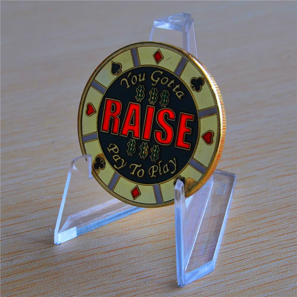 RAISE Ты платить чтобы играть защита для покерных карт рук новый покерный чип