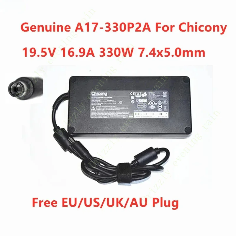Адаптер переменного тока для chicy a17-330p2a 19 5 В 16 9 А 330 Вт 7 4x5 0 мм a330a010p зарядного