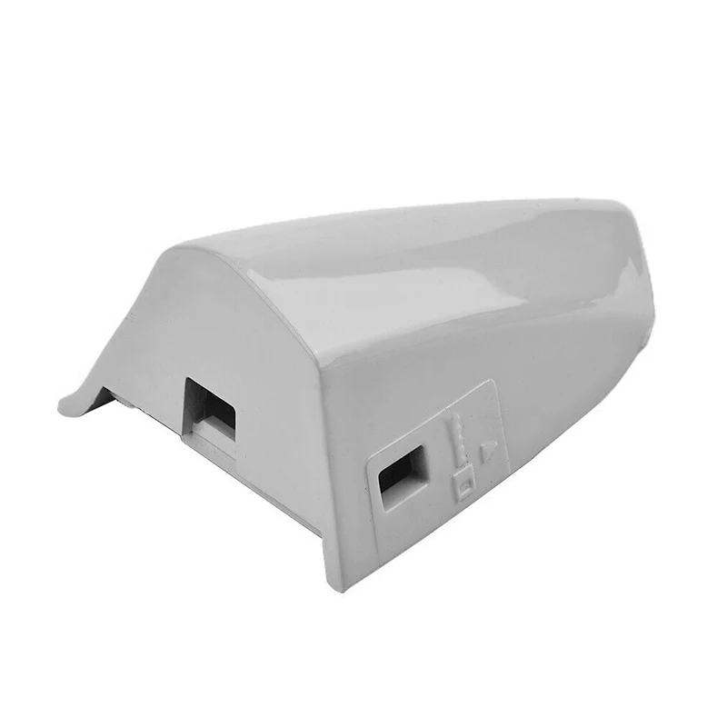 White Front Left Door Handle Key Cover Cap Bezel Fit for Ford Mustang 2015-2021 FR3Z-63218A15-ACPTM FR3Z-63218A15-AAPTM New