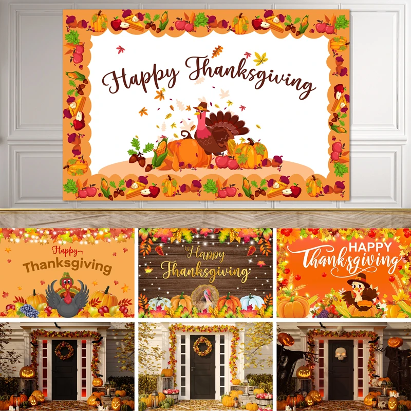 

Фотофон SeekPro с изображением тыквы, деревянных досок, фермы, урожая, праздника на День Благодарения