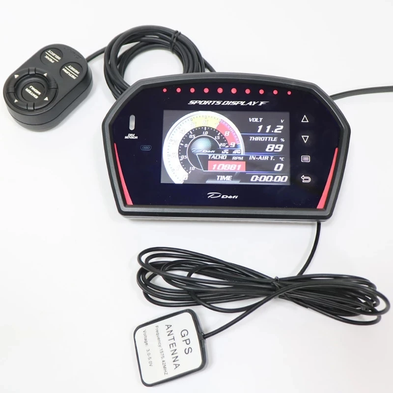 

Defi Sports Display English Defi Gauge Water /Oil Temp Boost Speed Tachometer DSDF LCD screen OBD2 Multi-function Smart Meter