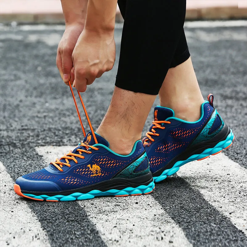 Goldencamel Men Women Sneakers Couple Marathon Jogging Shoes Breathable Outdoor Sports Shoes Fitness & Cross Training Shoes