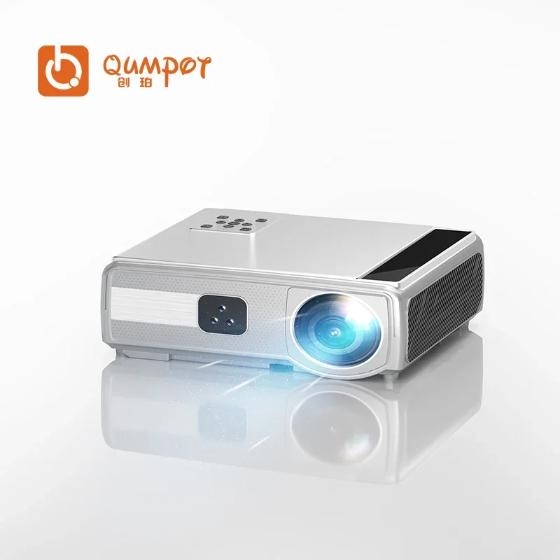 Qumpot ZX8MAX 1080p 4500 Проектор ANSI 4k Metro Лазерный Wi-Fi Beamer 3D MEMC HDR проектор 4K