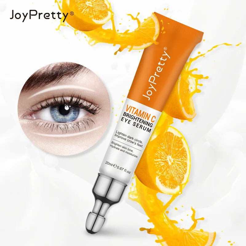 

JoyPretty Brighten Skin Colour VC Eye Cream Anti Dark Circle Eye Bags Wrinkle Removal Eye Care Serum Eye Mask Moisturizing Cream