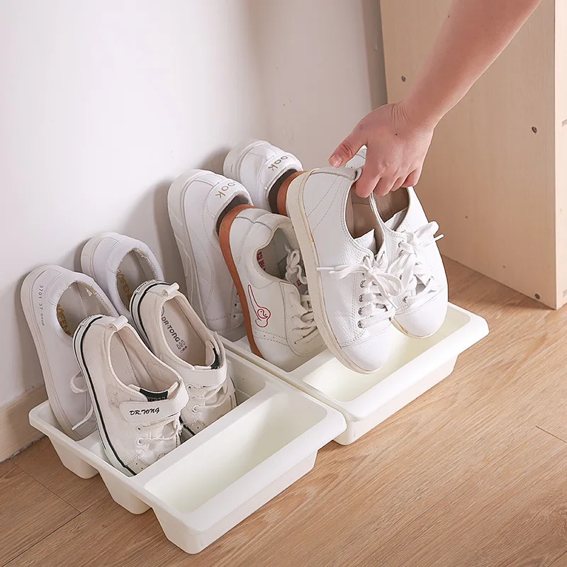 

Simple Modern Nordic Style Vertical Economy Slippers Rack Space Multifunctional Household Living Room Shoe Rack Shoes Storage