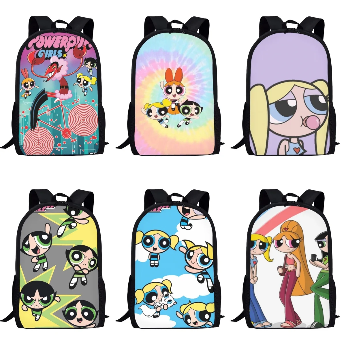 Powerpuff Girls Pattern Teenager School Bags For Girls Boys Backpacks Children Schoolbag Student Fashion Bookbag Women Pюкзак