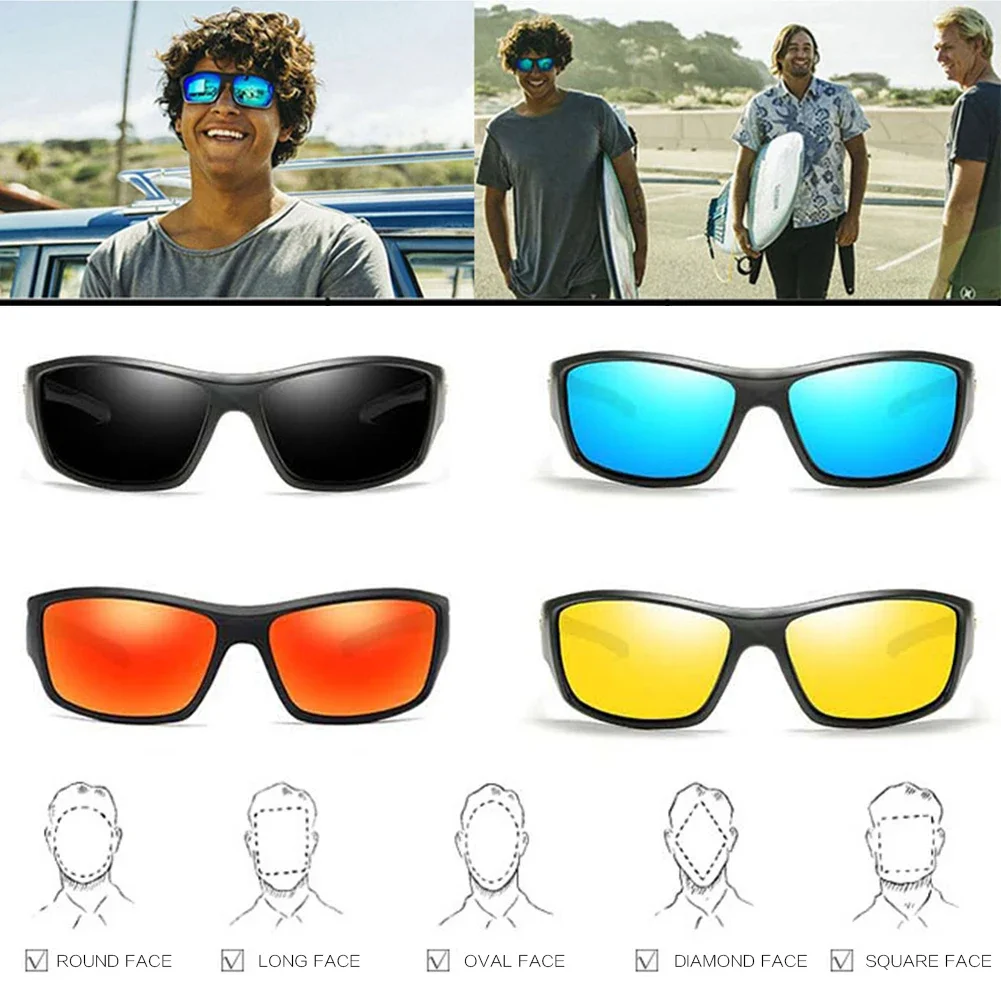 

Поляризованные солнцезащитные очки для мужчин, дизайнерские солнцезащитные очки HD для вождения, модные мужские очки для рыбалки, UV400 для Gafas, для грязевого велосипеда, мотоцикла, водителя автомобиля