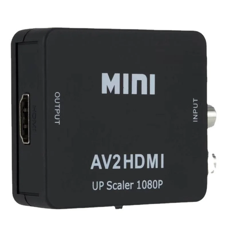 

HDMI-compatible to RCA Converter AV/CVBS L/R Audio Video Set Top Box Up Scaler 1080P MINI HD2AV Support NTSC PAL Output HD To AV