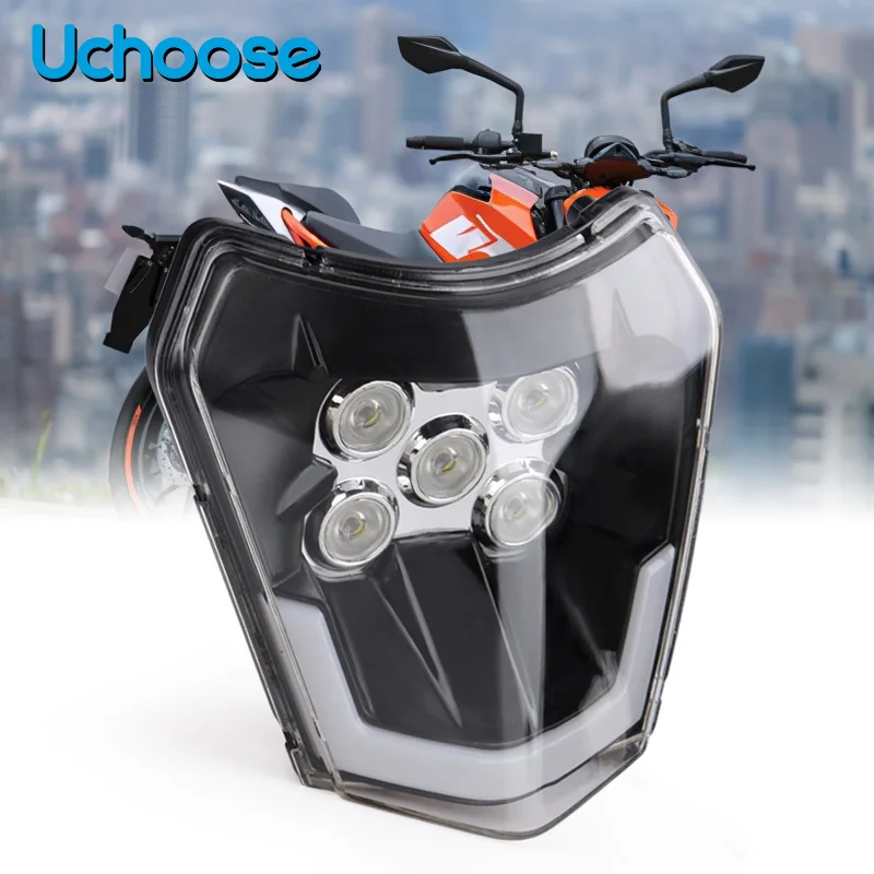 

Motorcycle LED Headlight Plate Front Headlamp For KTM EXC 300 XC XCF XCW XCFW SX 125 To 690 2012-2022 Head Light Free Shipping