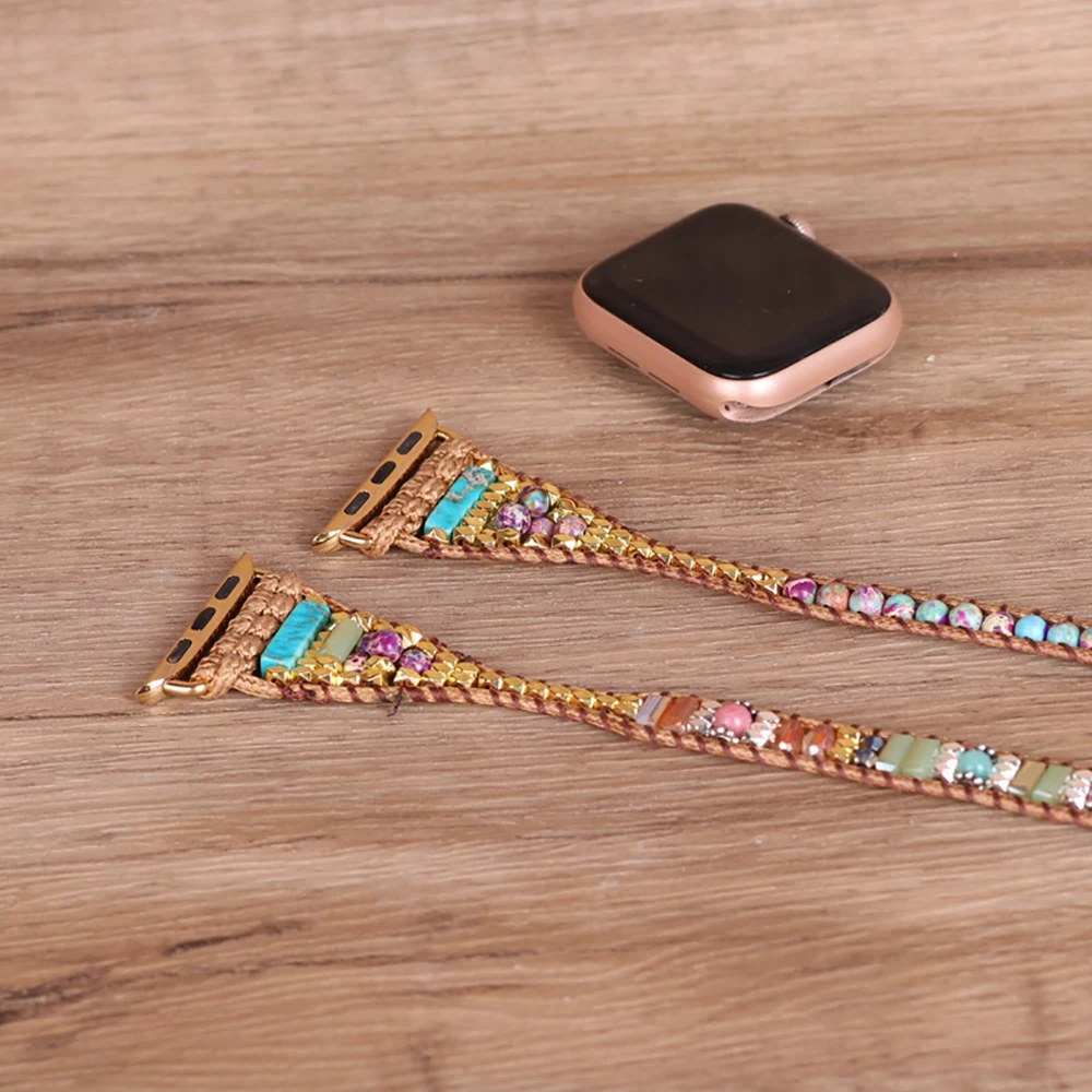 Фото Ремешок Плетеный Etsy для Apple Watch Band 40 мм 41 мм 44 мм 45 мм 49 мм №4
