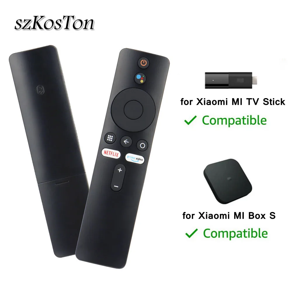 

Bluetooth Voice Remote Control For Xiaomi MI Box S MI TV Stick MDZ-22-AB MDZ-24-AA Smart TV Box Works with Google Assistant