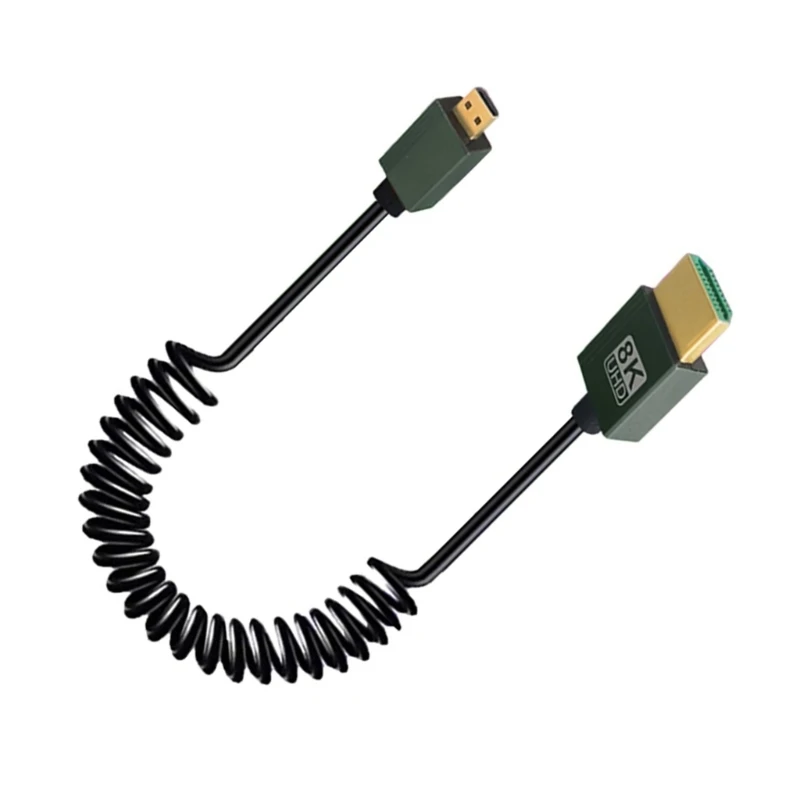 Гибкий кабель HDTV 2.1 8K при 60 Гц HDTV-HDTV высокоскоростное соединение 48 Гбит/с папа-папа