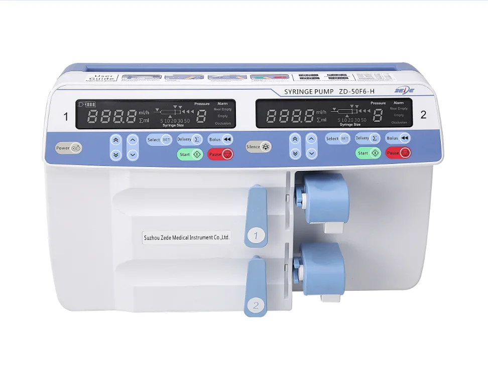 

Advanced portable double channels syringe infusion pump CE