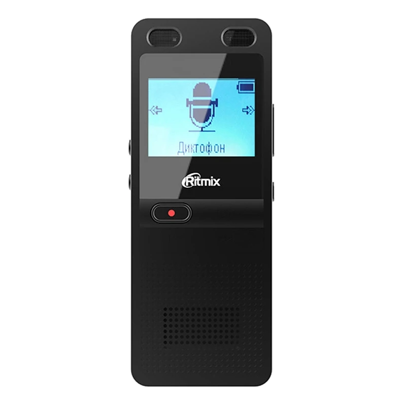 Диктофон RITMIX RR-910 4GB black (Li-Ion 600 мАч MicroSd голосовая активация таймер шумоподавление)