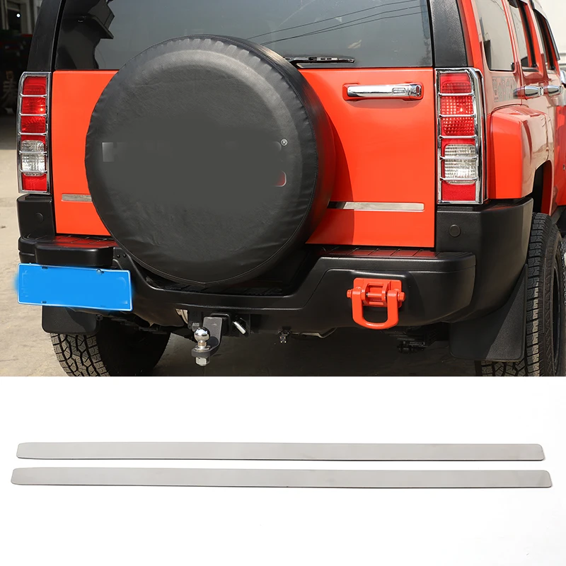 

Декоративная накладка на заднюю дверь из нержавеющей стали для Hummer H3 2005-2009
