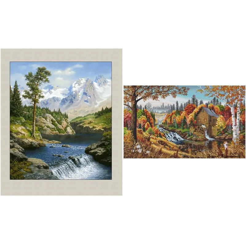 

Scenery4 Cross Stich Embroidery set Electronic drawing Cross Stich Needlework PDF by Email