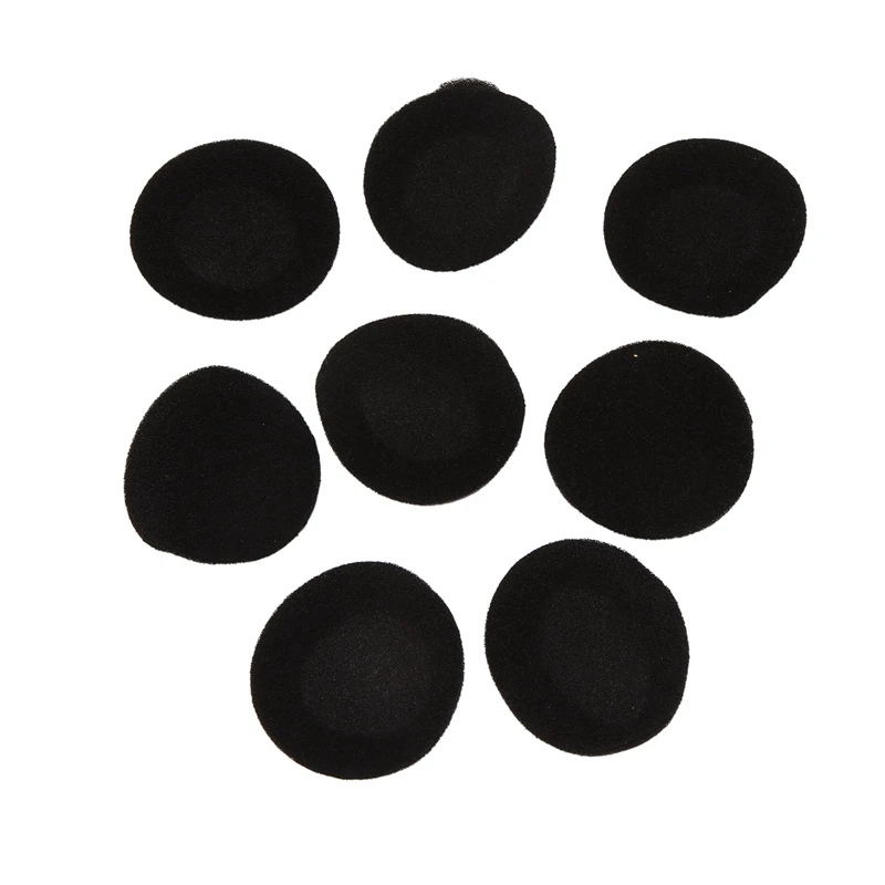 

4 Pair 55mm Replacement Earphone Pad Covers for Headset Headphone Black