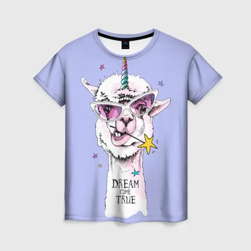 Женская футболка 3D Dream come true