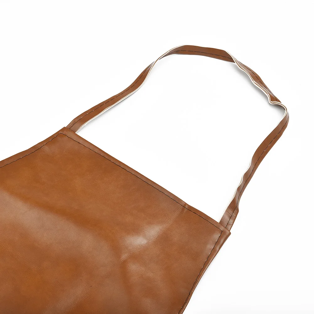 

Random Color Polyurethane Welding Apron Cowhide Blacksmith Apron Waterproof Fireproof Welding Soldering Work Apron