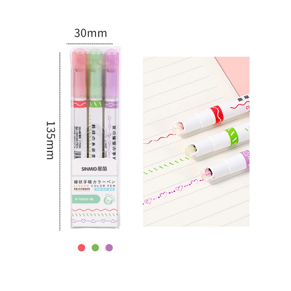 Рисунок 3 - Ручки изогнутые 6 разных цветов