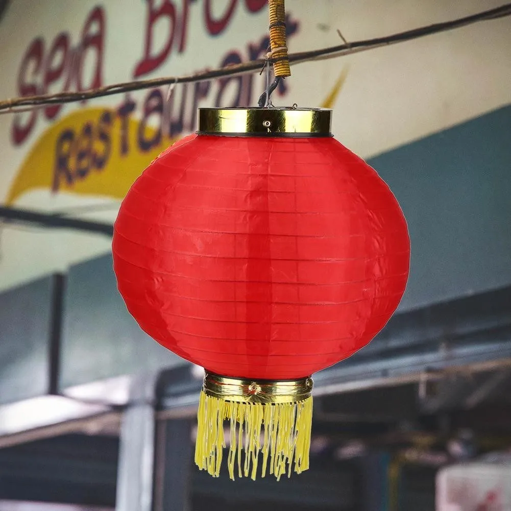 

2pcs Chinese Round Paper Lantern Hanging Red Lanterns Birthday Wedding Birthday Decoration Babyshower Supplies