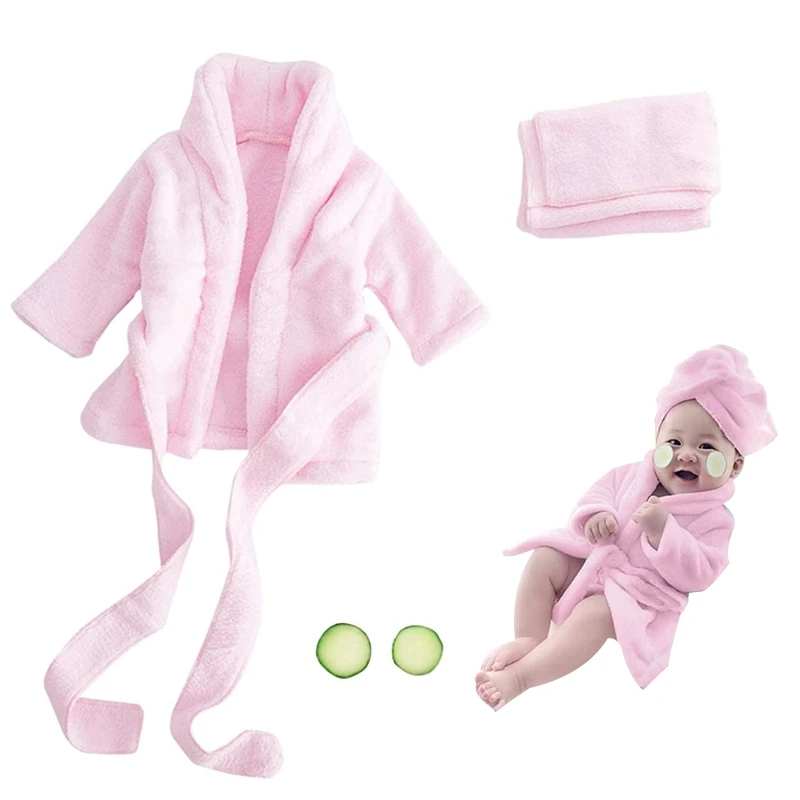 

Newborn Photography Props Bathrobe Wrapping for Head Headscarf Cucumber Slice Pr N1HB