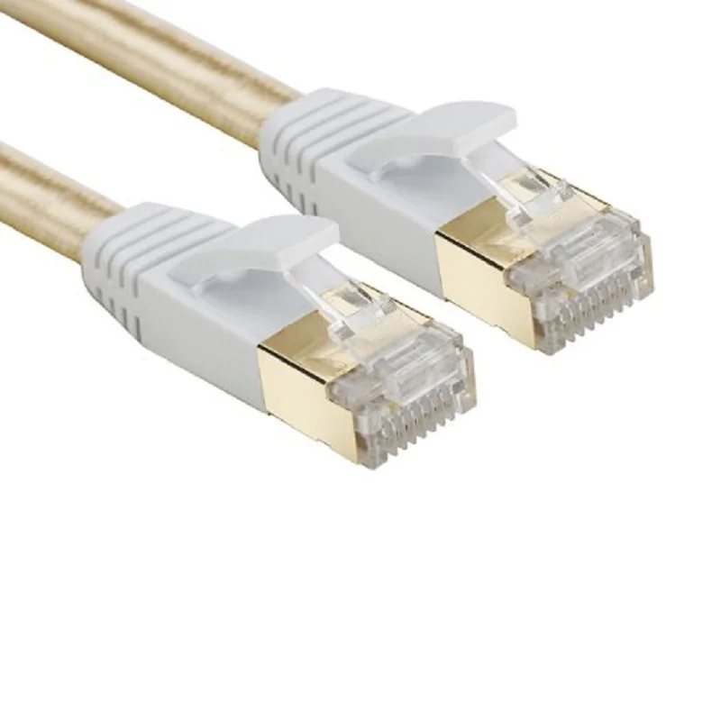 

7530 NO.2Lnyuelec Kat 7 RJ45 Afgeschermde Zuiver Koper Lan Ethernet-kabel Internet Cord 3FT 6FT 10FT 1M 2M 3M 5M 10M 15M 20M