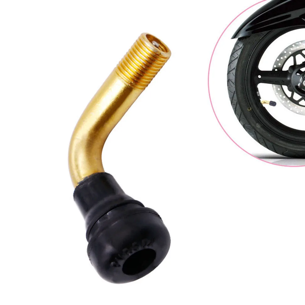 

2pcs Electric Scooter Tyre Valves Stem 90 Degree Tubeless Valve Replacement Fits For 0.453\\\\\\\" Hole Scooters Accessories