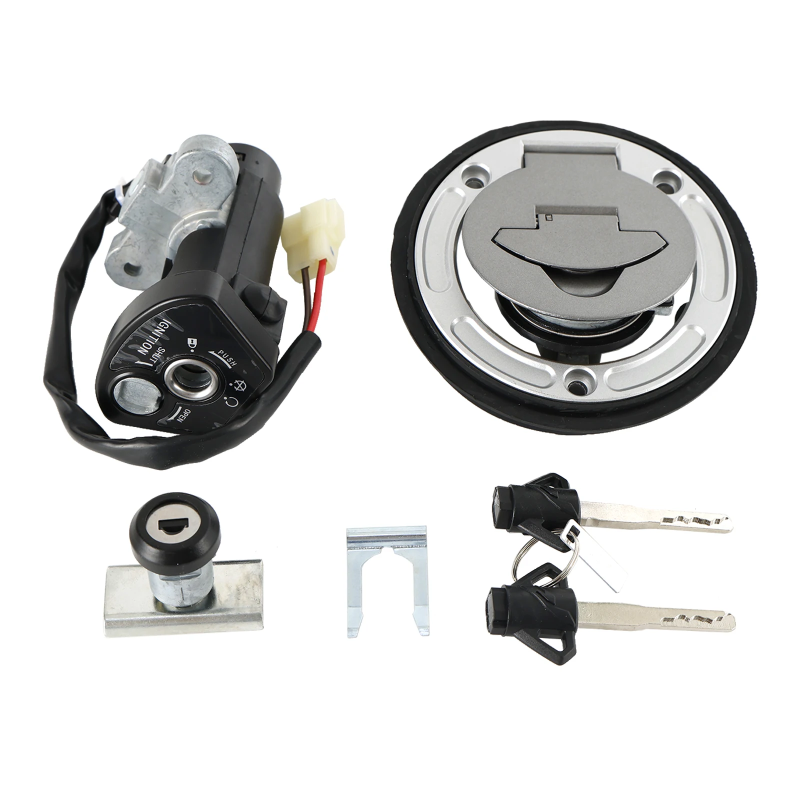 

Areyourshop IGNITION SWITCH FUEL TANK CAP SEAT LOCK SET FOR YAMAHA YZF155 R15 V3 2019 2020 2021