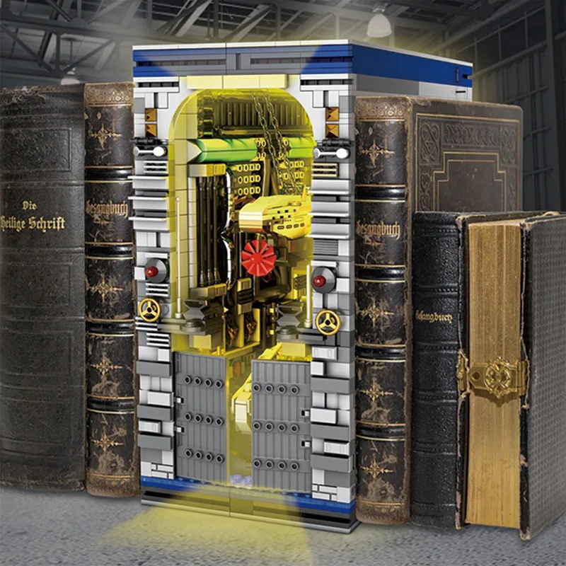 Строительные блоки Reobrix66038 подводная лодка книжный шкаф украшение для сборки