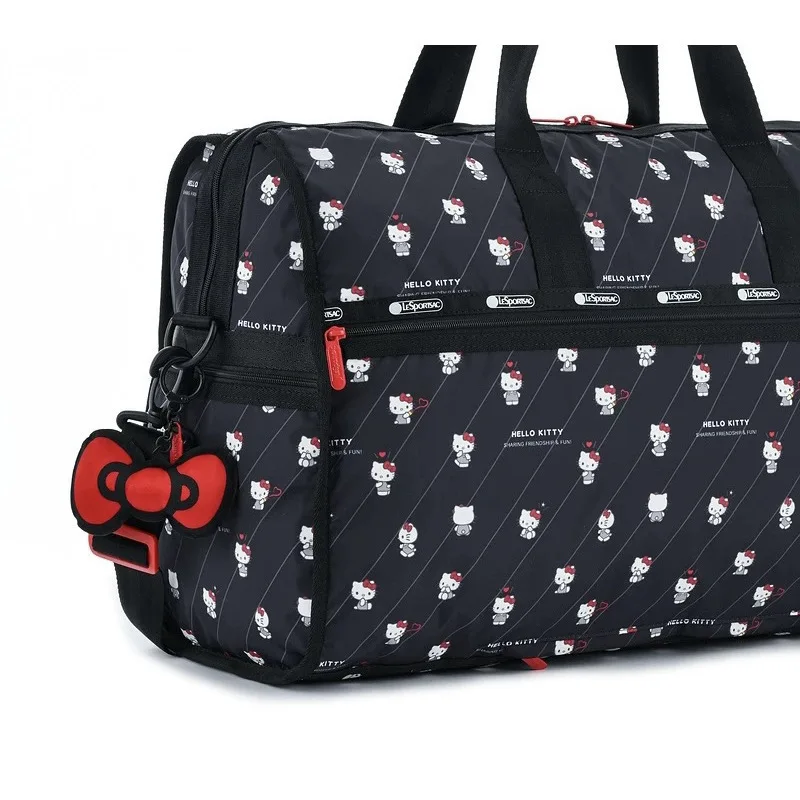 Miniso Black Hellokitty повседневные рюкзаки большой емкости сумки-тоут KT с принтом