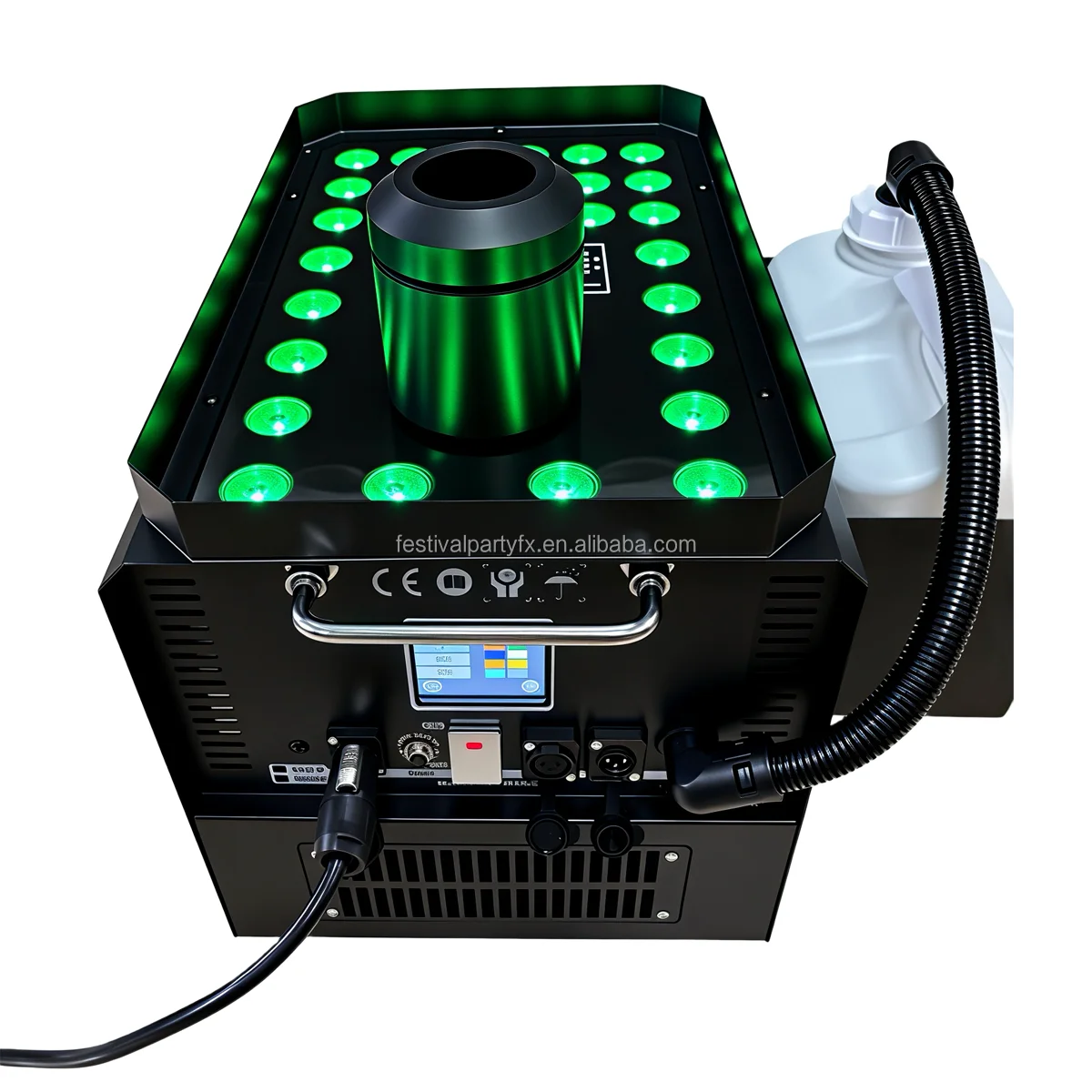 Фото Новая модель дым-машины Super Fog Jet 4000W с LED-подсветкой RGB для создания спецэффектов на сцене, для вечеринок, диджеев, ночных клубов и шоу №4