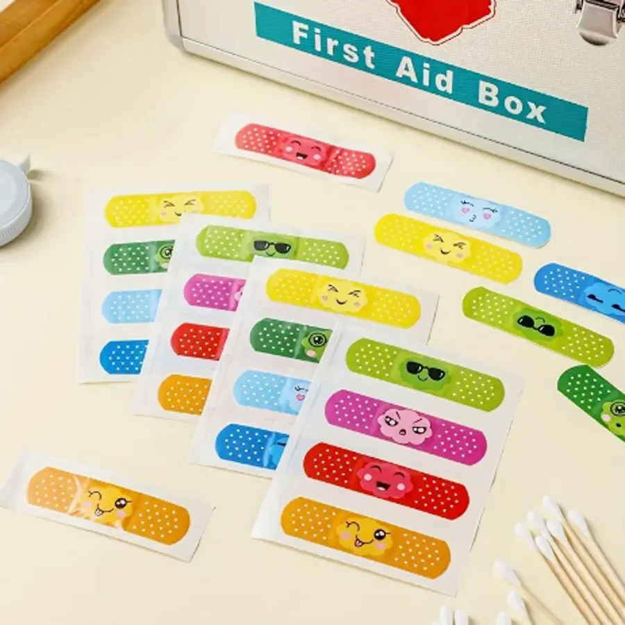 16/40 шт. пластыри для ран с рисунком