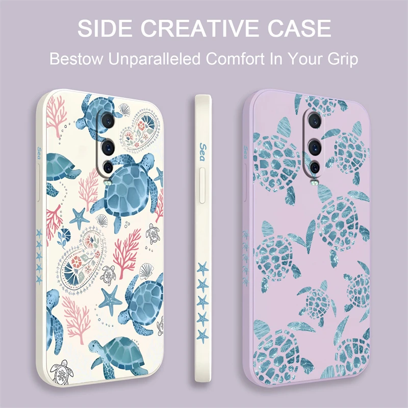 Cute Little Turtle Phone Case For OPPO Realme Narzo 20 30 50 Pro 30A 50I Prime Silicone Soft Shockproof Bumper Back Cover Funda