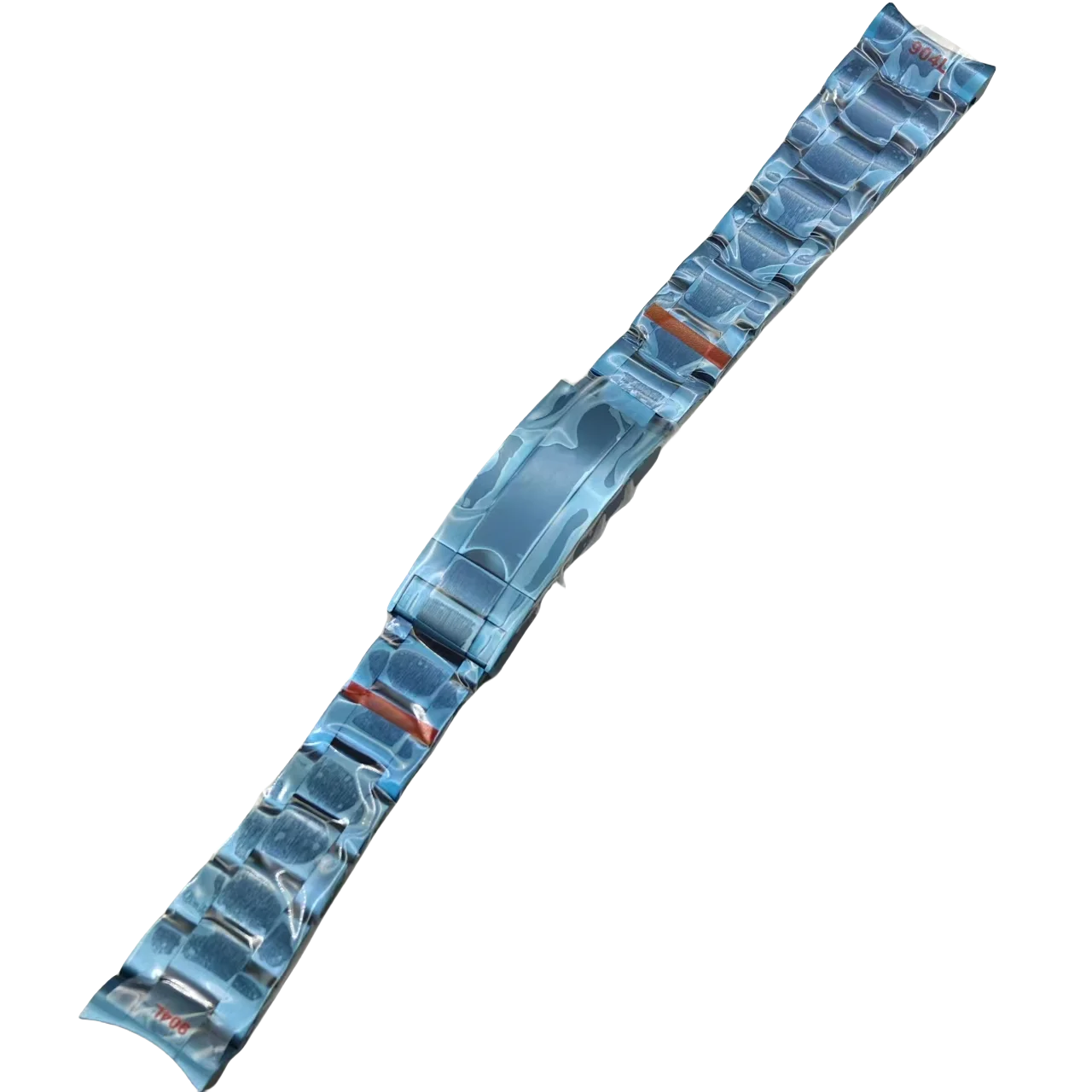 BLIGER синие ремешок для часов из нержавеющей стали 904L 20 мм