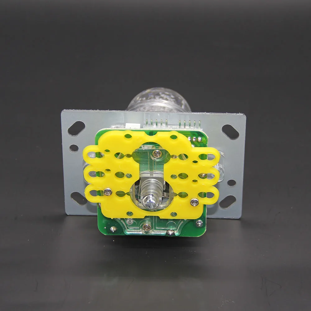 Заводская цена яркий разноцветный джойстик 12 В аркадная палка 7 цветов мигающий