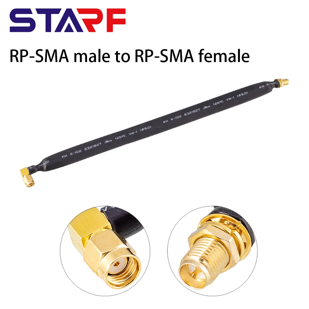 

Flat Window Coaxial Extension Pigtail RP-SMA Male To RP-SMA Male/Female 25cm/27cm/45cm For Connect Indoor Miner Outdoor Antenna