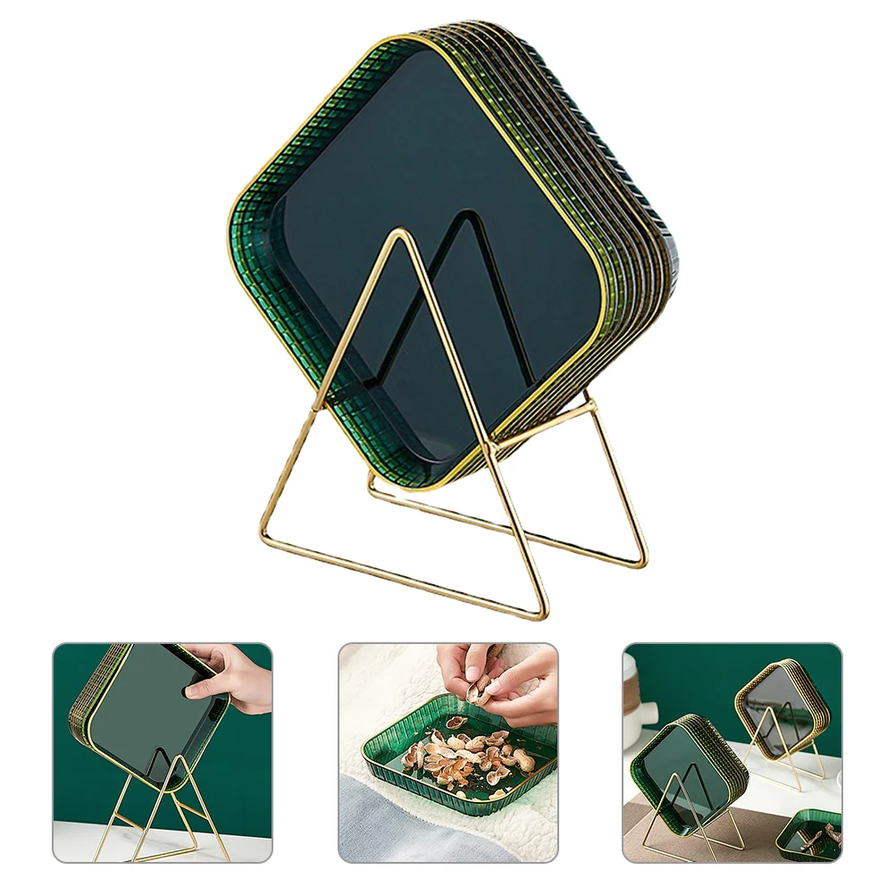 

1 Set Household Dining Table Spit Bone Dish Dried Fruit Food Serving Trays